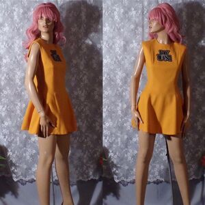 Vintage 70s Cheer Uniform Size Small 1970s Retro Dance Pep Squad Cute Costume